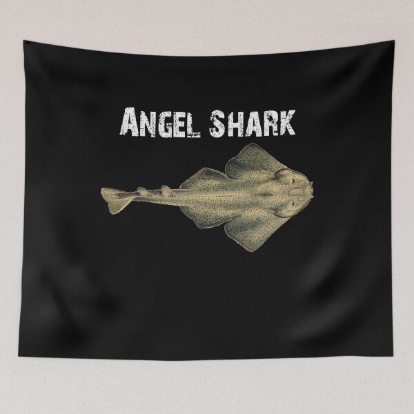 Item preview, Angel Shark - Angel Shark Shirt - Angel Shark Painting - Shark Gift - Shark Lovers - Marine Biology Gift - Marine Biologist Gift designed and sold by Galvanized.