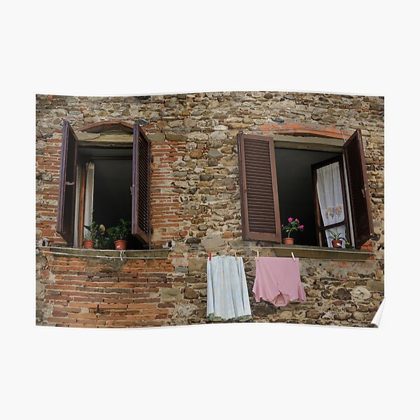Italian Windows Poster