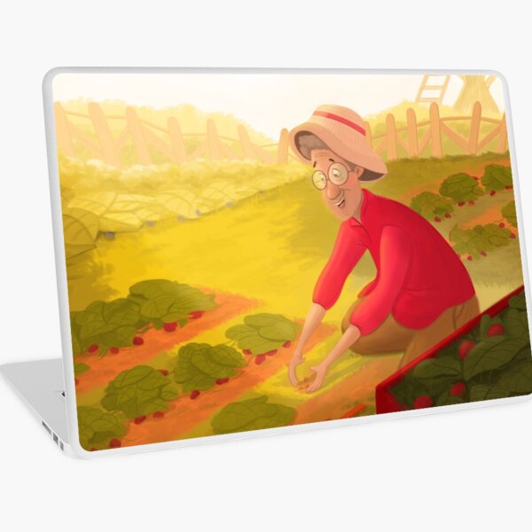 Grandma’s garden! Laptop Skin