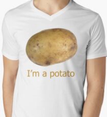 I'm a potato Men's V-Neck T-Shirt