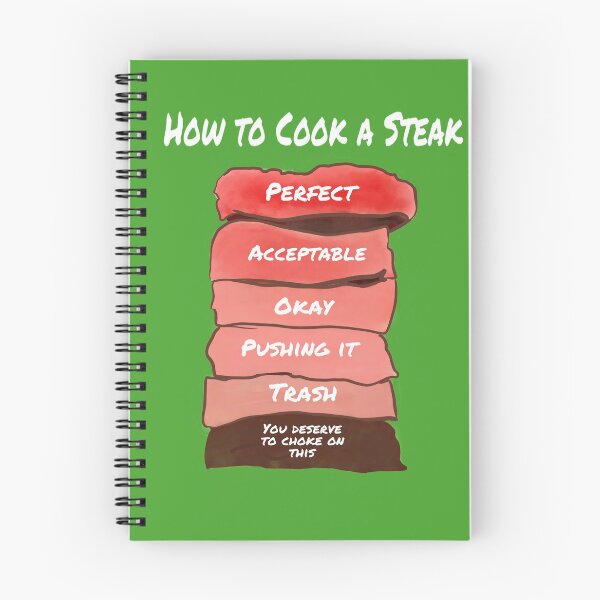 Item preview, How to Cook a Steak designed and sold by Maelyn-Couch.