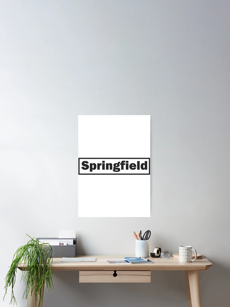 Thumbnail 2 of 3, Poster, Lettering Springfield designed and sold by game2genesis.