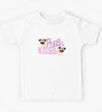 Pugs & Kisses Logo Kids Tee