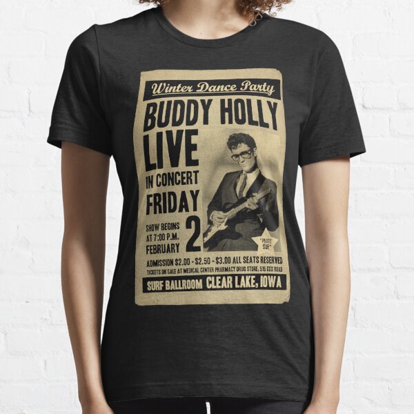 Affiche de concert de Buddy Holly. T-shirt essentiel