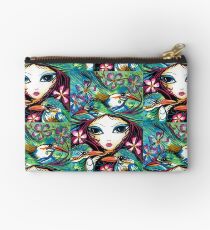 The Little Kingfisher by Sheridon Rayment Studio Pouch