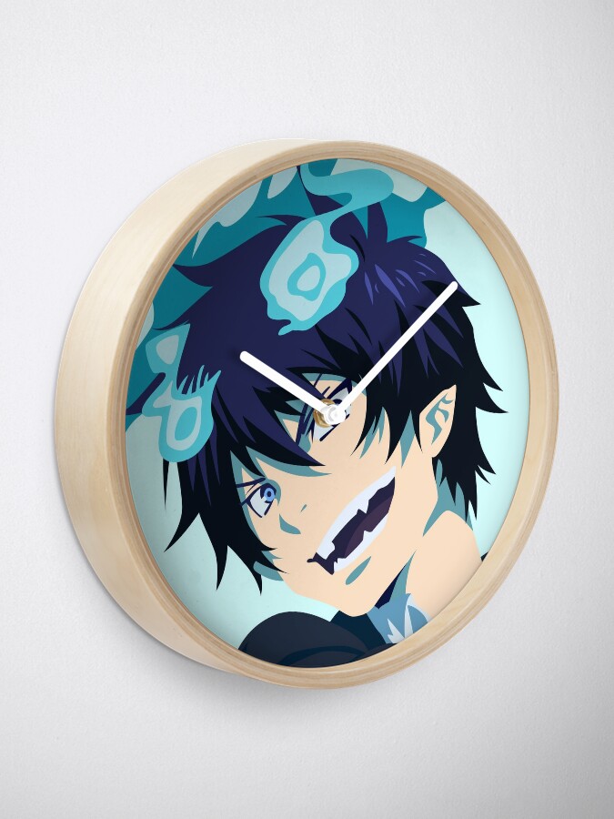 Rin Okumura Blue Exorcist Vector Art Clock By Caelyngreaves Redbubble