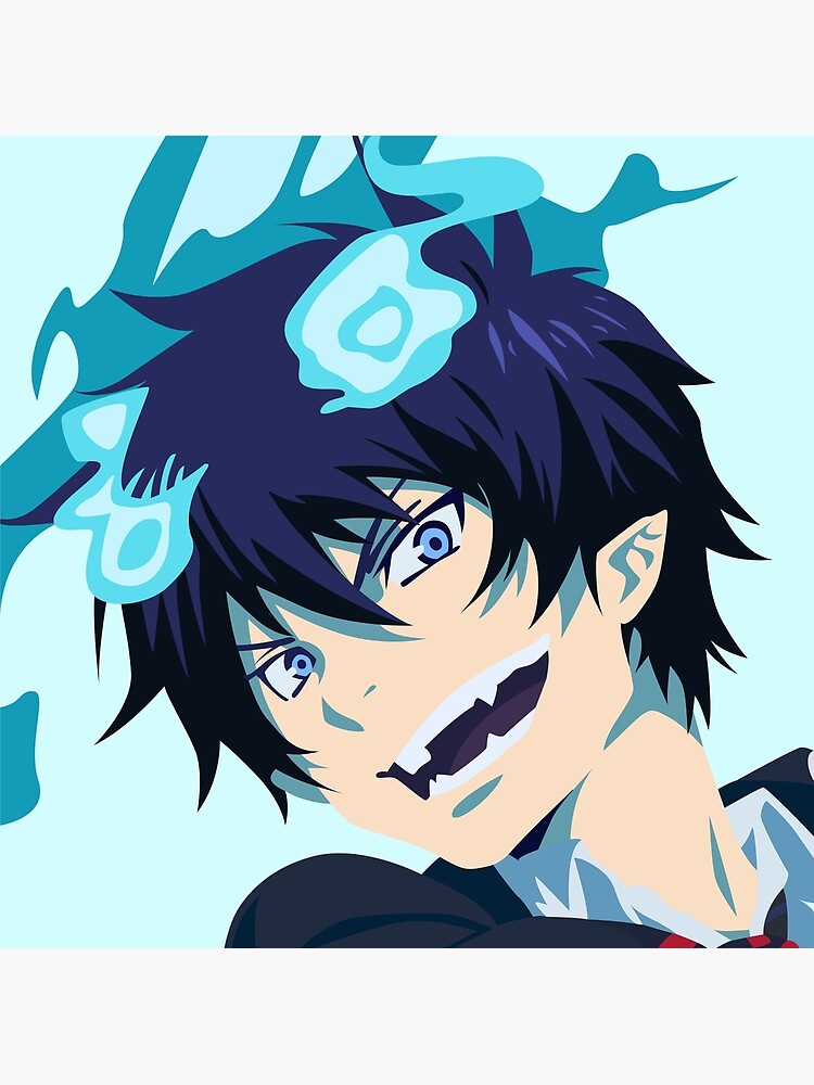 Rin Okumura Blue Exorcist Vector Art Greeting Card By Caelyngreaves Redbubble