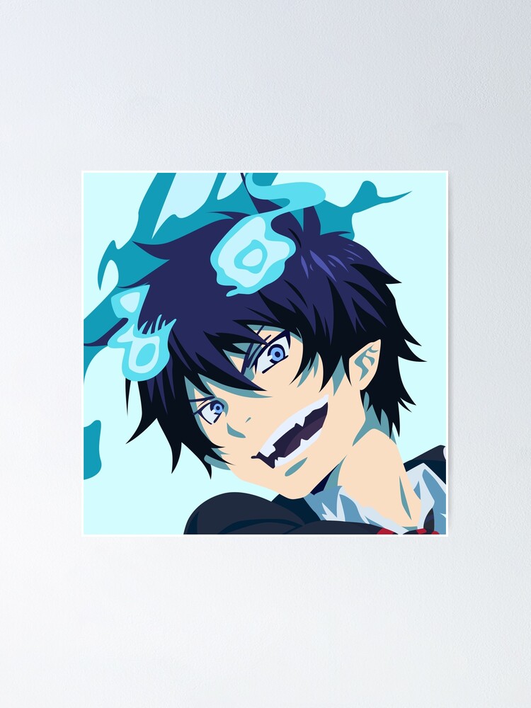 Rin Okumura Blue Exorcist Vector Art Poster By Caelyngreaves Redbubble