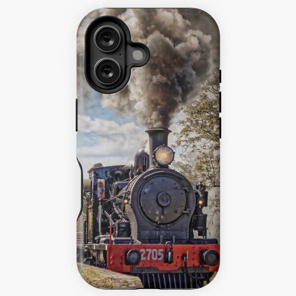 Vista previa del artículo con la obra «Loco 2705 - A través del tren en Bargo River Road», diseñado y vendido por TonyCrehan.