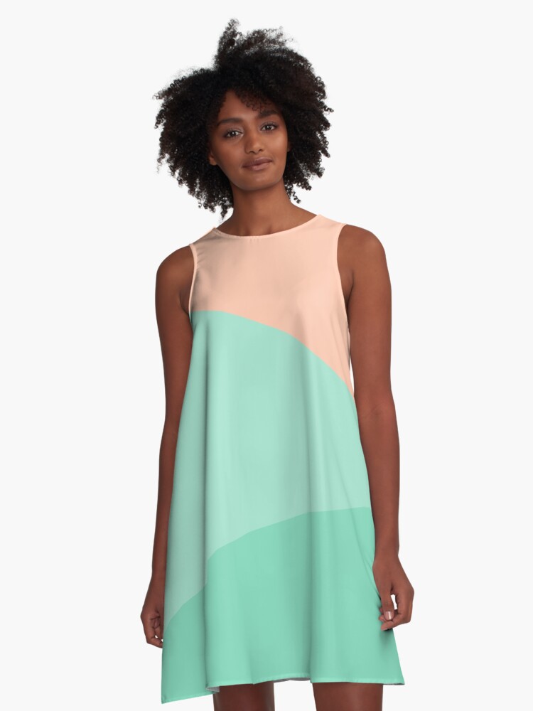 pale coral dress
