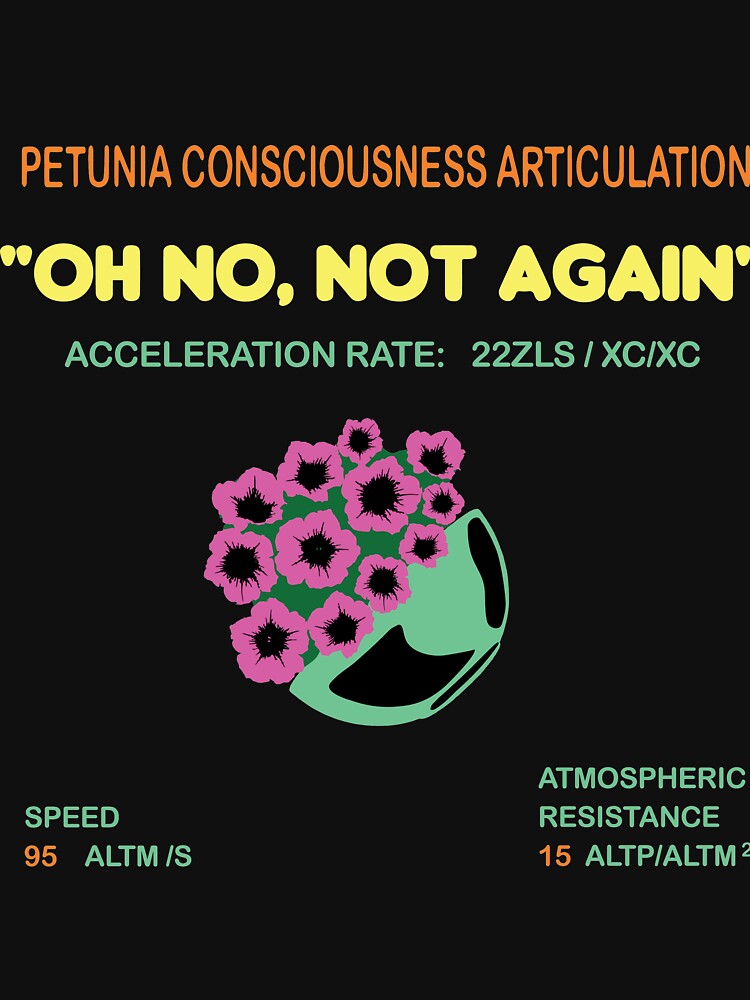 Hitchhikers Guide To The Galaxy - Bowl Of Petunias - Agrajag by StitchiMonsta