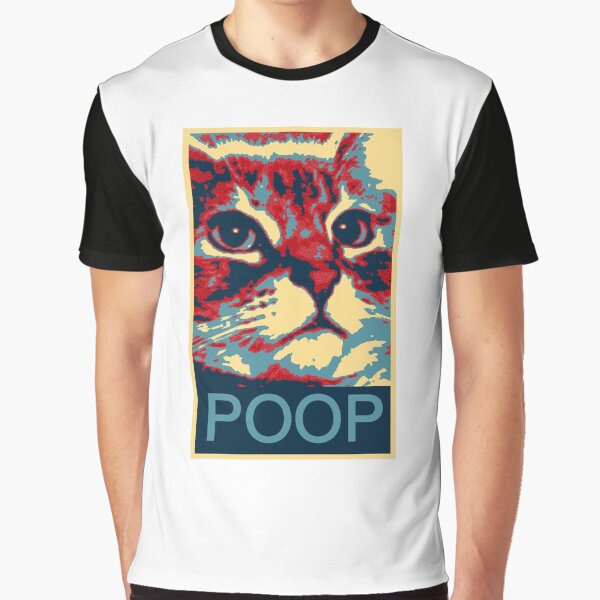 Poop Slogan Graphic T-Shirt