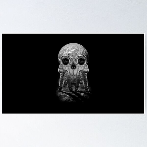 Item preview, Skull Astronaut designed and sold by Lilia Jacobs.