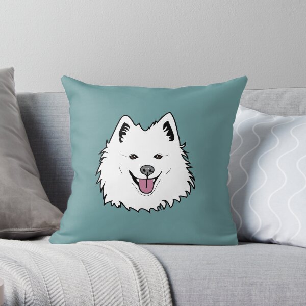 American Eskimo Throw Pillow