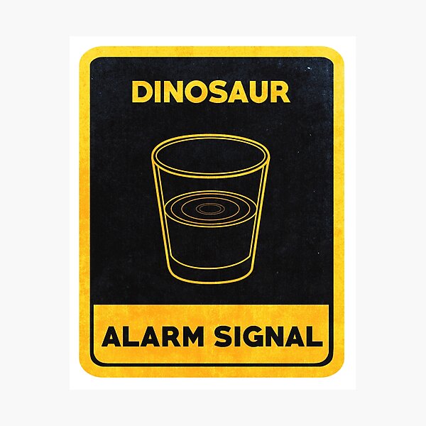 Item preview, Dinosaurs Alarm Signal designed and sold by 24julien.