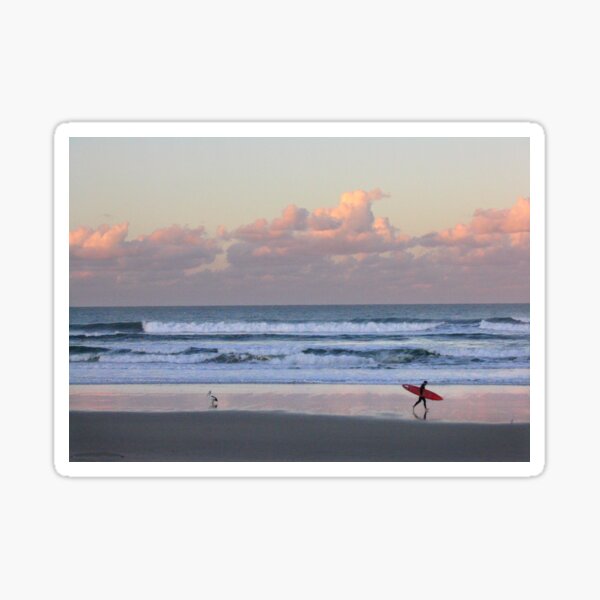 Cabarita surf at sunset Sticker