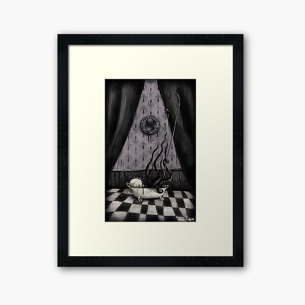 The Squid Boy Framed Art Print