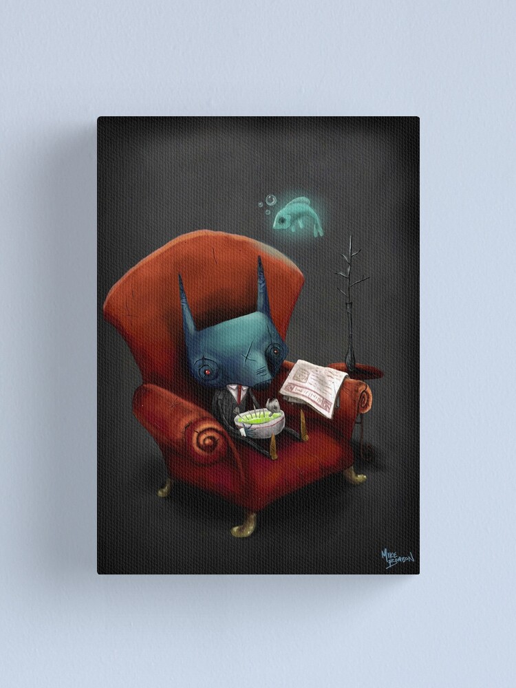 Thumbnail 1 of 3, Canvas Print, Fish Soup designed and sold by mikebombon.