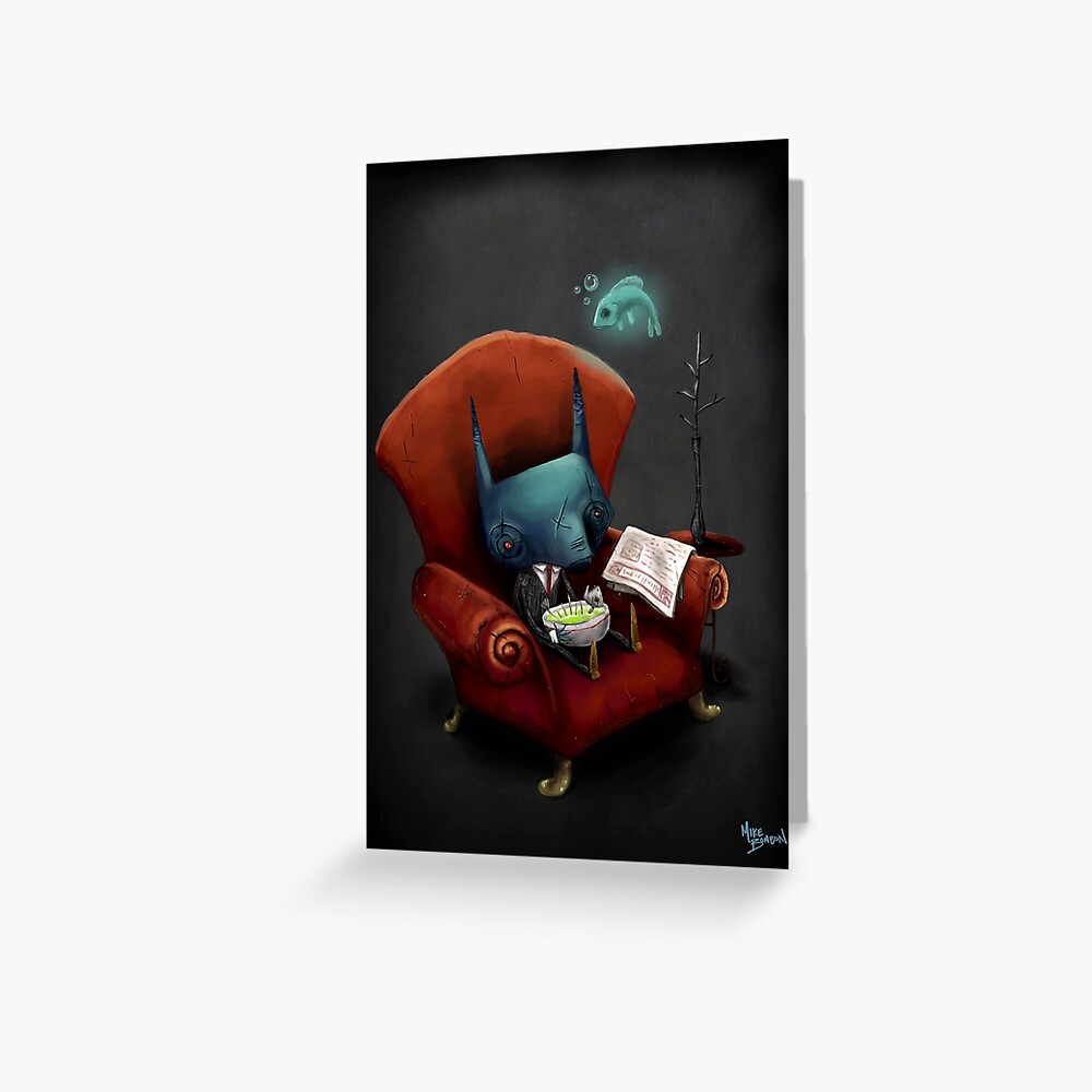 Item preview, Greeting Card designed and sold by mikebombon.