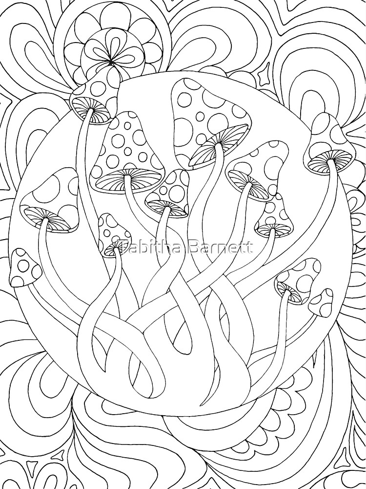 That 60s Coloring Book: 25 Hippie Inspired Adult Coloring Pages