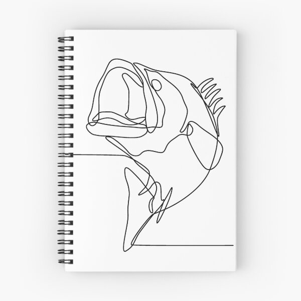 Item preview, Largemouth Bass Jumping Continuous Line designed and sold by patrimonio.