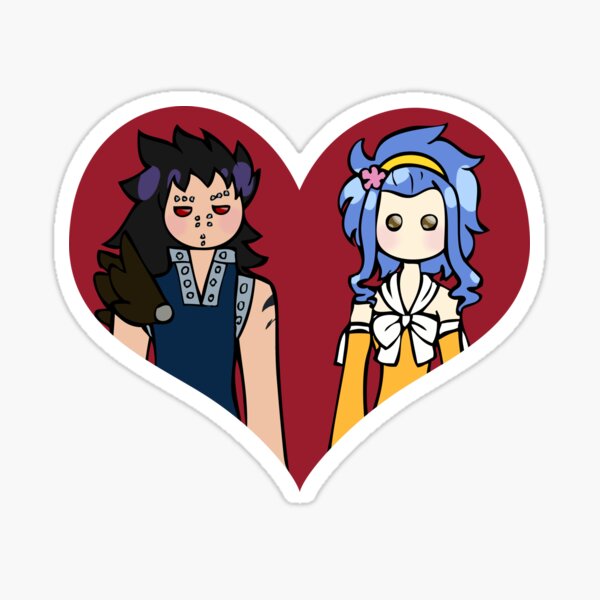 Gajeel and Levi - shipping dolls Sticker