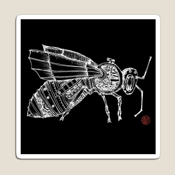 Steampunk Fly Magnet