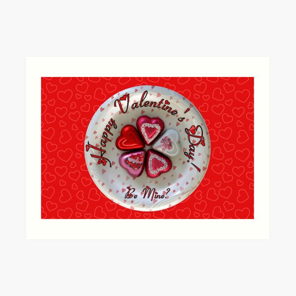 Will You Be My Valentine? Art Print