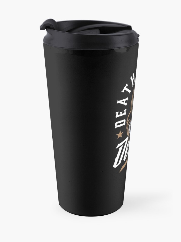 Alternate view of Death Before Decaf Travel Mug