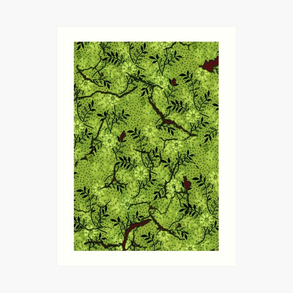 Arsenic Wallpaper Art Print