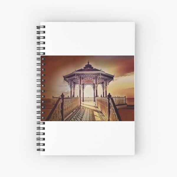 Brighton Bandstand Spiral Notebook