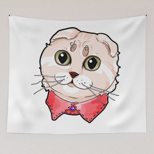 Item preview, Scottish Fold cute Cat face kitty present designed and sold by Moonpie90.