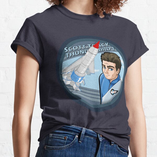 Thunderbird 5 Schematic Adult T-Shirt