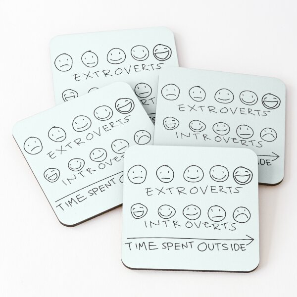Item preview, EXTROVERTS INTROVERTS - Light Shirts designed and sold by aydapadi.