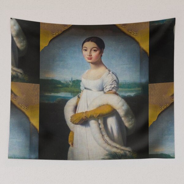 Item preview, Louvre Paris - Portrait of Mme. Caroline Riviere designed and sold by missioncreek.