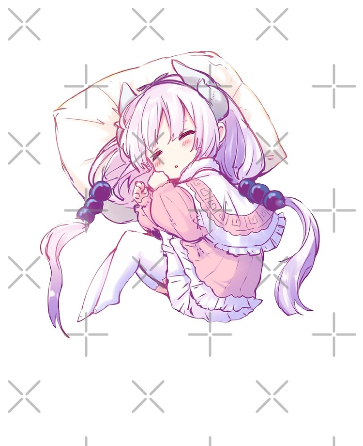 Chibi Cute Anime Girl Kanna Sleep Ipad Case Skin By Takkozart