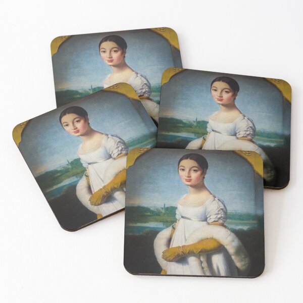 Item preview, Louvre Paris - Portrait of Mme. Caroline Riviere designed and sold by missioncreek.