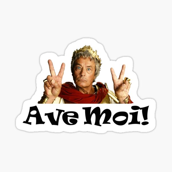 Ave Alain Delon Sticker