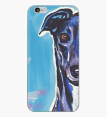 Greyhound Dog Bright colorful pop dog art iPhone Case
