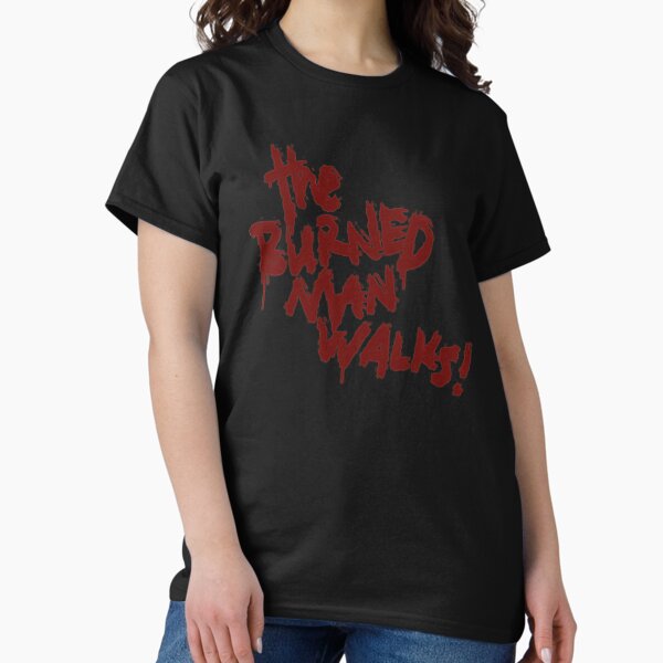 Vista previa del artículo con la obra «El hombre quemado camina», diseñado y vendido por IssacDesigns.