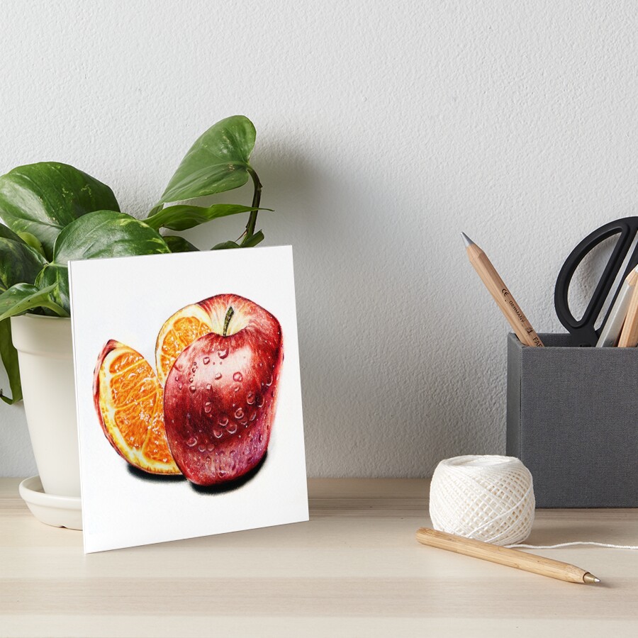 Freakonomics (Color pencil drawing) Art Board Print