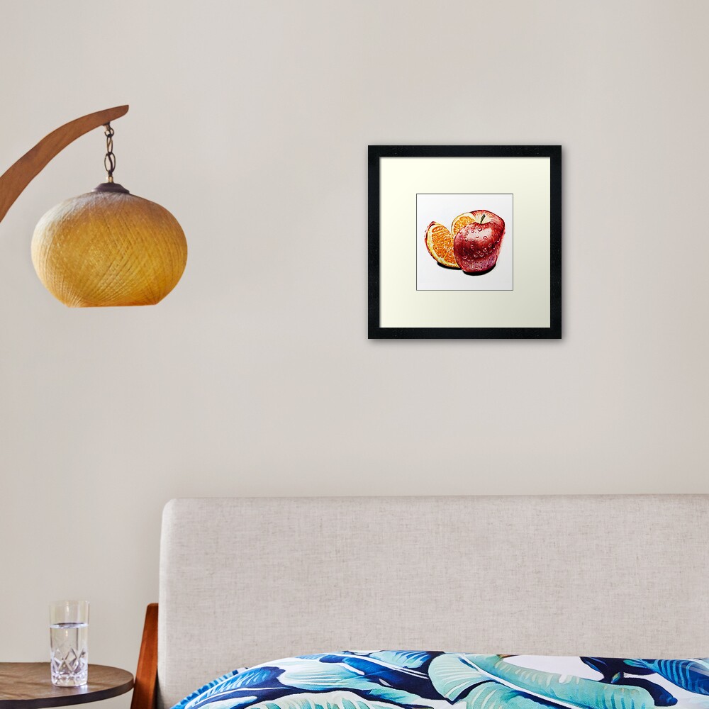 Freakonomics (Color pencil drawing) Framed Art Print