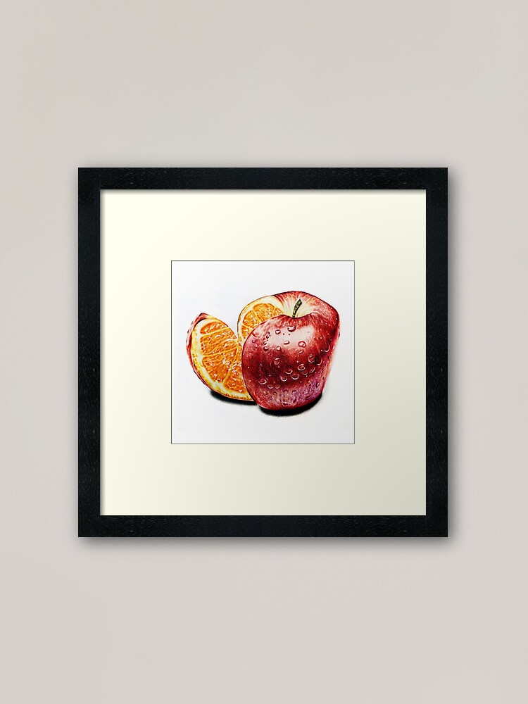 Alternate view of Freakonomics (Color pencil drawing) Framed Art Print