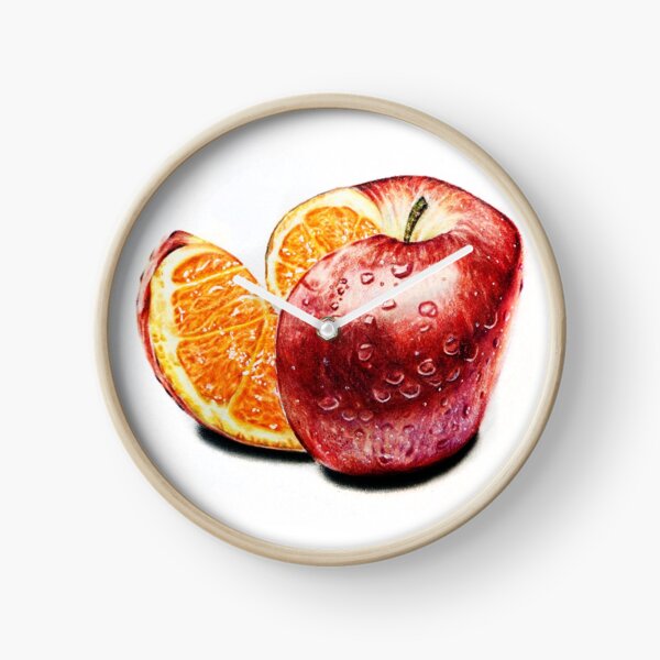 Freakonomics (Color pencil drawing) Clock