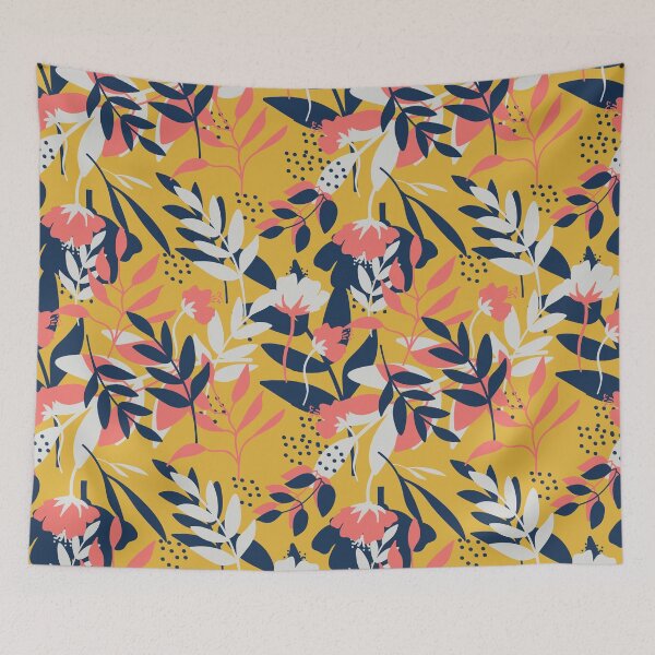 Item preview, Flower power yellow designed and sold by Katbydesign.