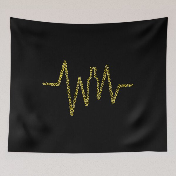 Item preview, Heart beat pulse (wine bottle) - sunflower pattern  designed and sold by Doide.
