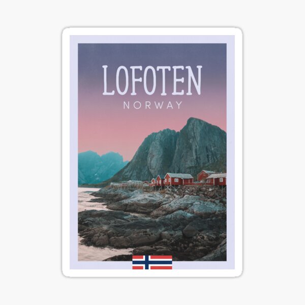 The Lofoten Islands, Norway - Day Sticker