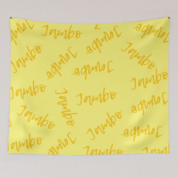 Item preview, Jambo (Golden Yellow) - Africa Swahili Quote designed and sold by TimorousEclectc.