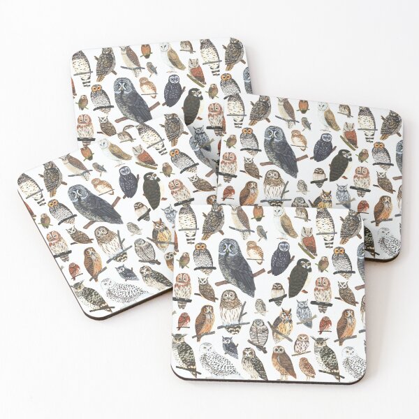 Item preview, OWLS Antique Animal Drawings designed and sold by BulganLumini.