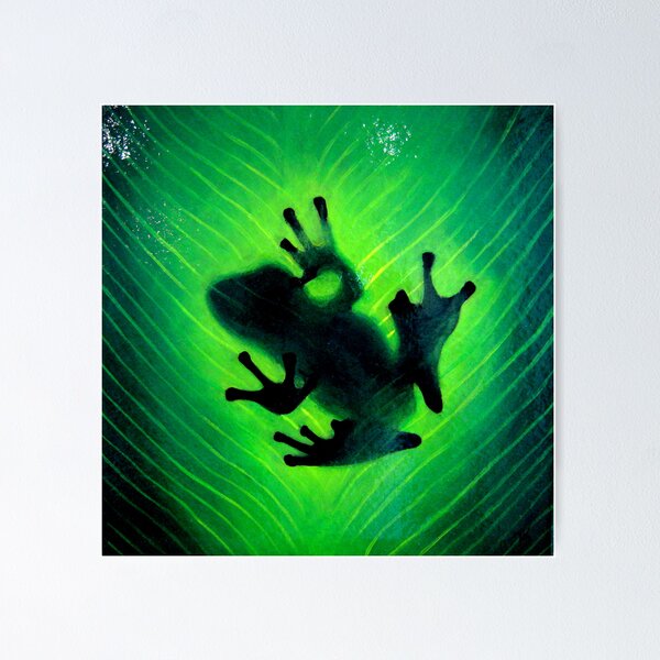 Item preview, "Hide and seek" Green tree frog designed and sold by Taniakay.